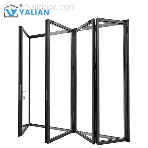 Aluminum Alloy Folding Door Double Temper Glass